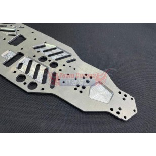 Gimar 7075 4mm Alloy Chassis for Serpent SRX8GT 